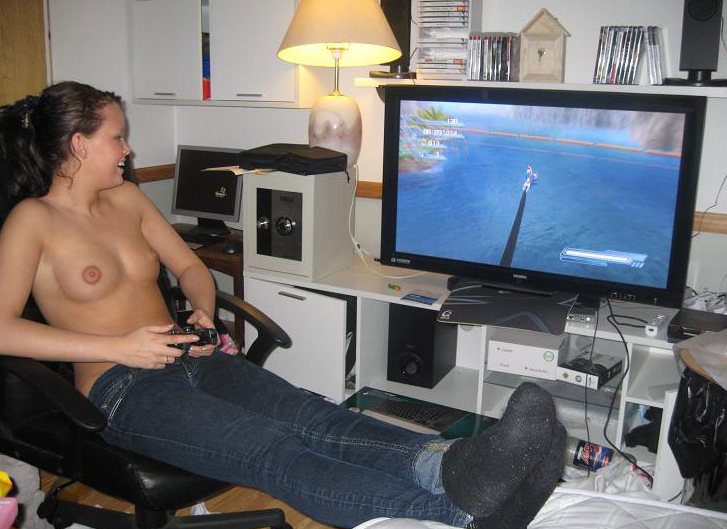 Topless Ps2 Gamer.