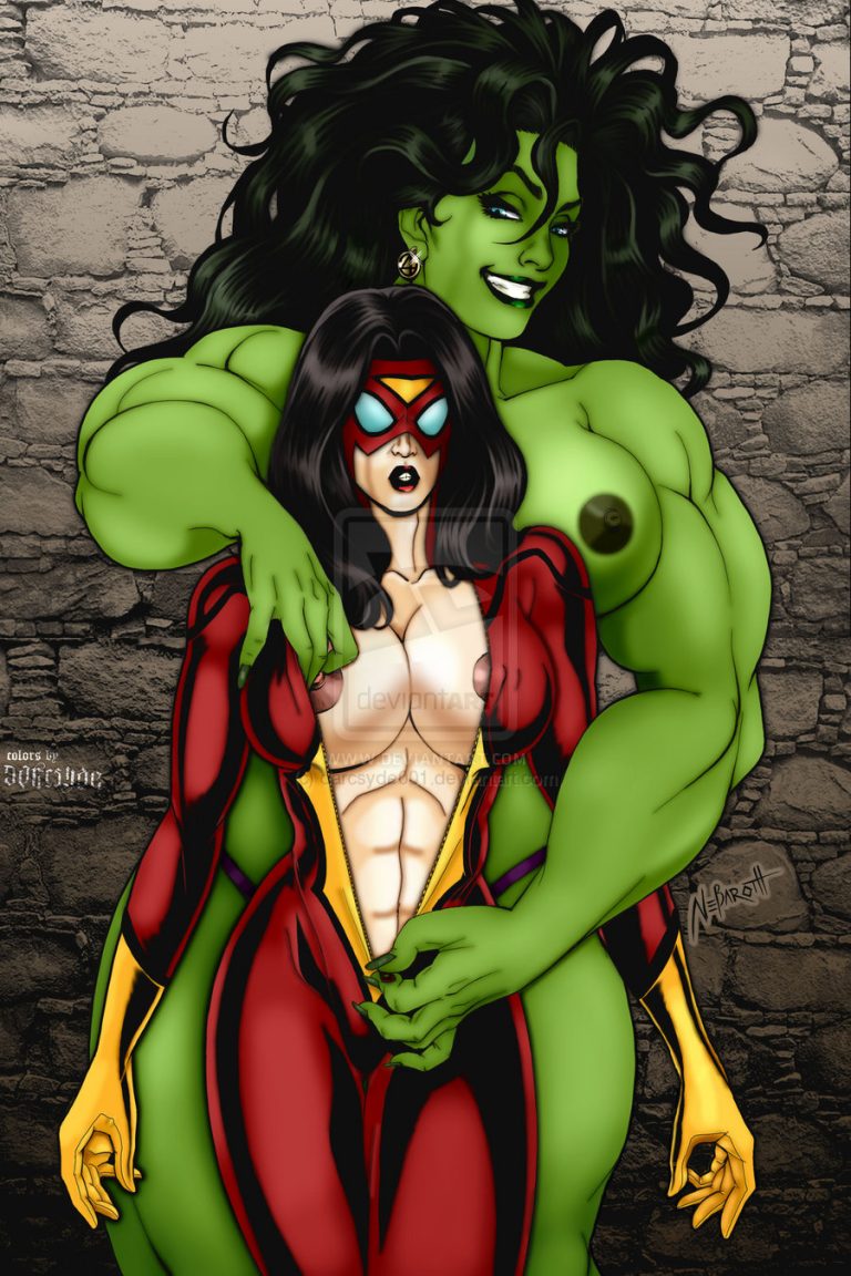 she hulk vs spider woman.